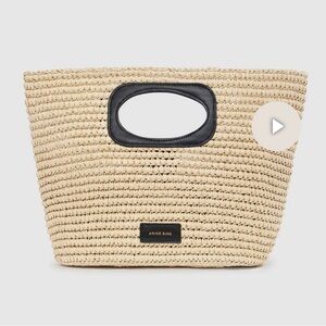 Anine Bing Mogeh Tote Straw Bag